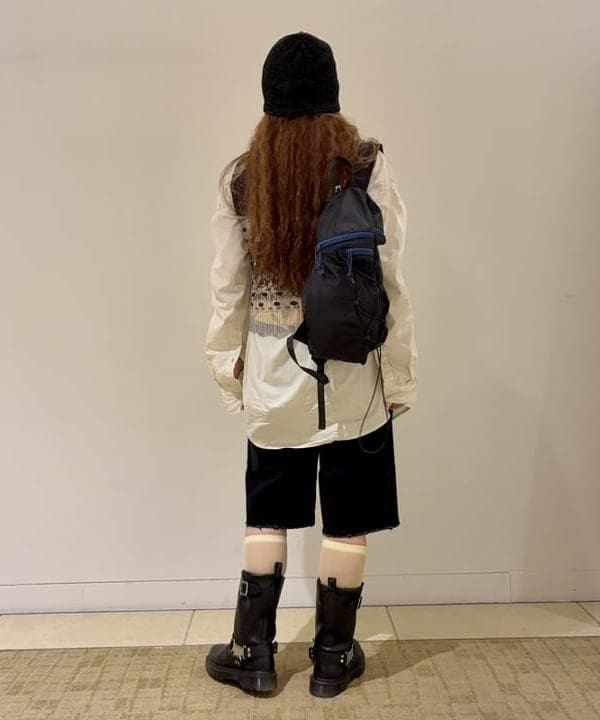 ハルキ　モモナさんの「BEAMS WOMEN｜upper hights / THE LIAMSHT デニム ショートパンツ」を使ったコーディネート