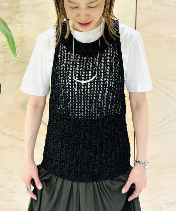 岩沢 珠代さんの「BEAMS WOMEN｜SLOANE / コットン天竺  Tシャツ」を使ったコーディネート