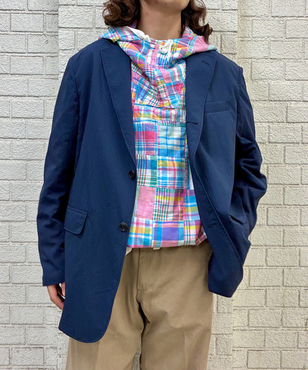 Kellyさんの「BEAMS WOMEN｜3B Anywhere(wear) Jacket Seersucker Plaid」を使ったコーディネート