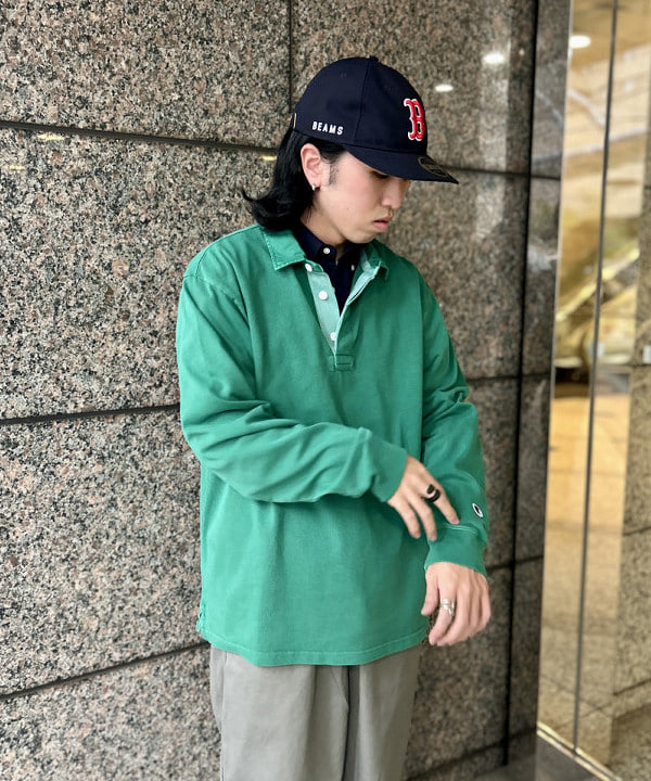 深澤 琥太郎さんの「BEAMS WOMEN｜【別注】Champion / Rugger Shirt」を使ったコーディネート