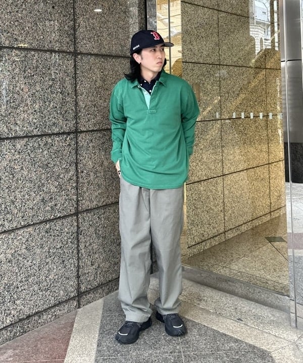 深澤 琥太郎さんの「BEAMS WOMEN｜【別注】Champion / Rugger Shirt」を使ったコーディネート