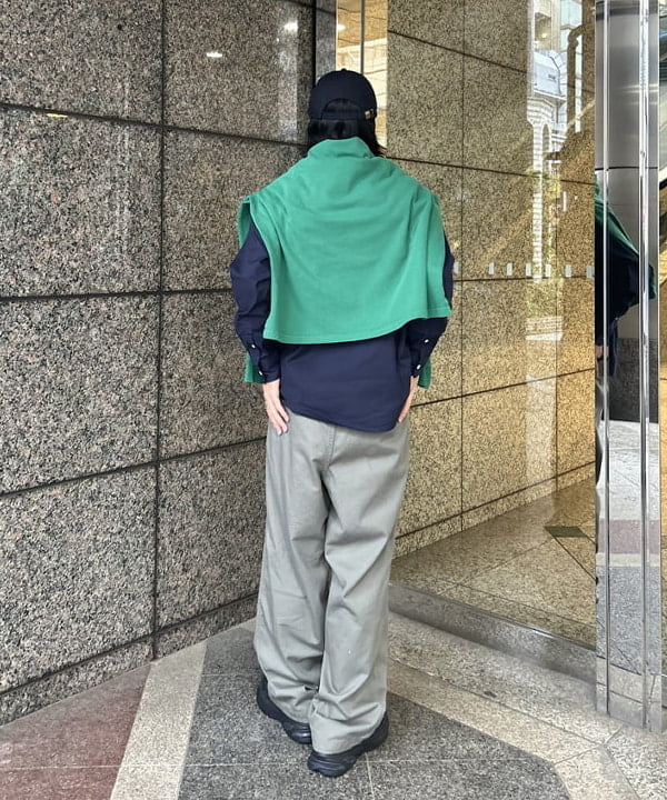 深澤 琥太郎さんの「BEAMS WOMEN｜【別注】Champion / Rugger Shirt」を使ったコーディネート