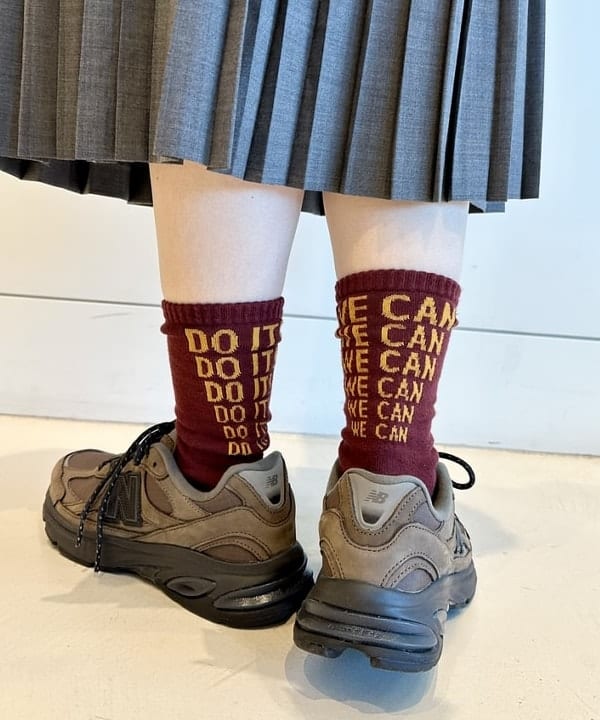 イシイ サオリさんの「BEAMS WOMEN｜【別注】ROSTER SOX / WE CAN DO IT SOX」を使ったコーディネート