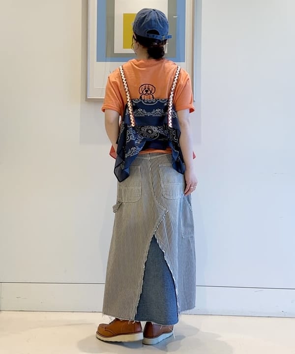 イシイ サオリさんの「BEAMS WOMEN｜Superior Stitch Embroidery / DOG 刺繍 CAP」を使ったコーディネート