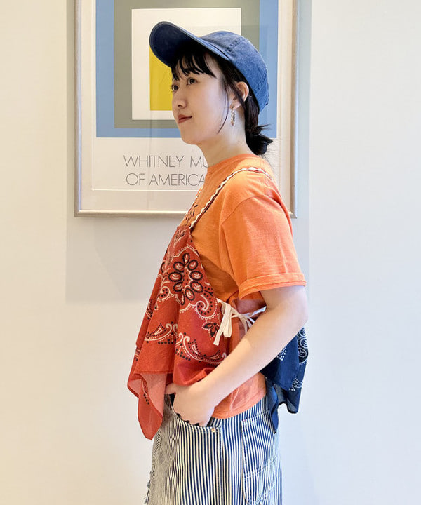 イシイ サオリさんの「BEAMS WOMEN｜Superior Stitch Embroidery / DOG 刺繍 CAP」を使ったコーディネート