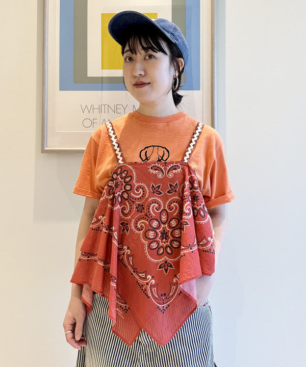イシイ サオリさんの「BEAMS WOMEN｜Superior Stitch Embroidery / DOG 刺繍 CAP」を使ったコーディネート