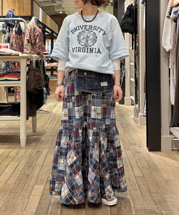 原口 愛さんの「BEAMS WOMEN｜ROSETTA PRAYER / CRYSTAL CHIP NECKLACE」を使ったコーディネート