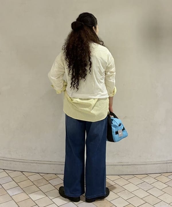 EMORIさんの「BEAMS WOMEN｜シアー ナンバリング フットボール」を使ったコーディネート