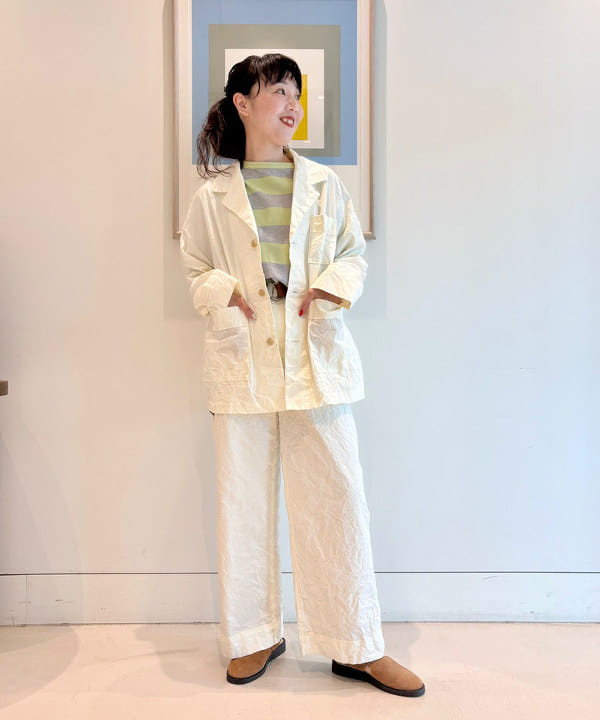 おのすさんの「BEAMS WOMEN｜リンクル ジャケット」を使ったコーディネート