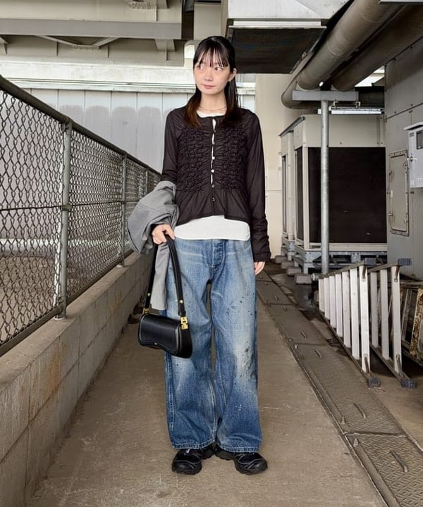 むりょさんの「BEAMS WOMEN｜2ボタン W クロップド ジャケット」を使ったコーディネート