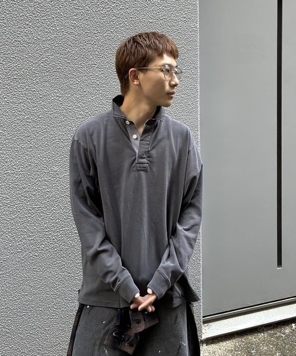 照田 拓史さんの「BEAMS WOMEN｜【別注】Champion / Rugger Shirt」を使ったコーディネート