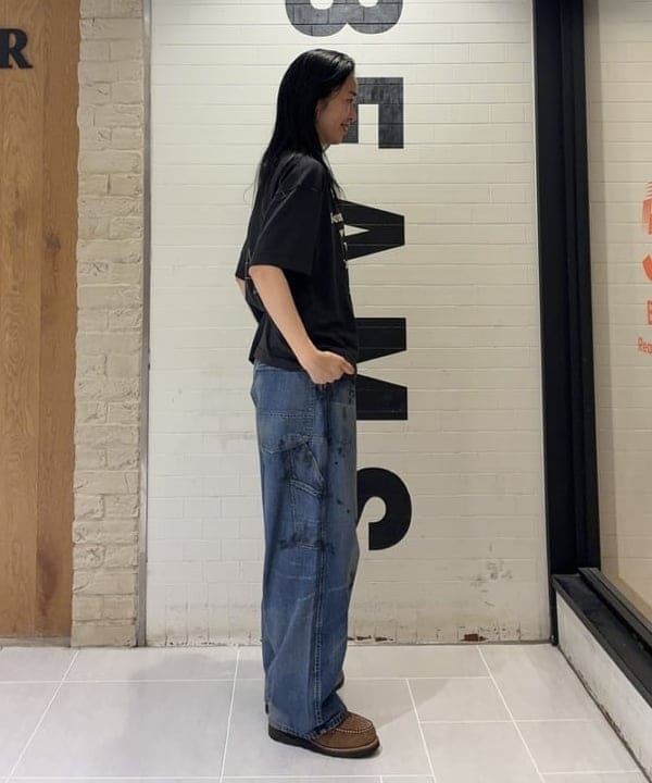 津藤 理佐子さんの「BEAMS WOMEN｜【別注】Lee &times; maturely / ヴィンテージ ペインター パンツ」を使ったコーディネート