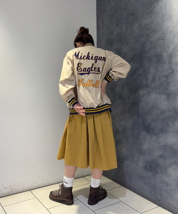 モモさんの「BEAMS WOMEN｜ボーダー バインダー ショートスリーブ Tシャツ」を使ったコーディネート