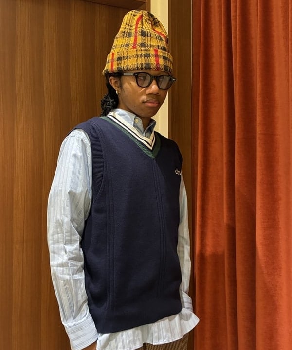 NADEL ナデールさんの「BEAMS WOMEN｜【別注】LACOSTE / チェック ショーツ」を使ったコーディネート