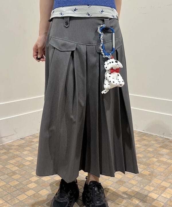 あさひさんの「BEAMS WOMEN｜ボックス プリーツ ミディ スカート」を使ったコーディネート