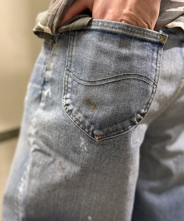 BAKU(東江 漠)さんの「BEAMS WOMEN｜LEE / WIDE DENIM SHORTS」を使ったコーディネート