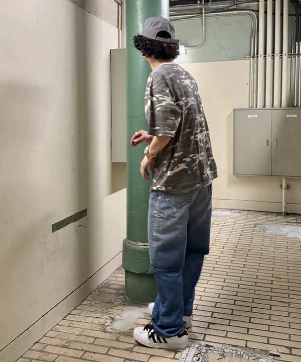 BAKU(東江 漠)さんの「BEAMS WOMEN｜LEE / WIDE DENIM SHORTS」を使ったコーディネート