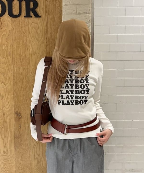 桃羽さんの「BEAMS WOMEN｜【別注】WILD THINGS / OVER PANTS」を使ったコーディネート