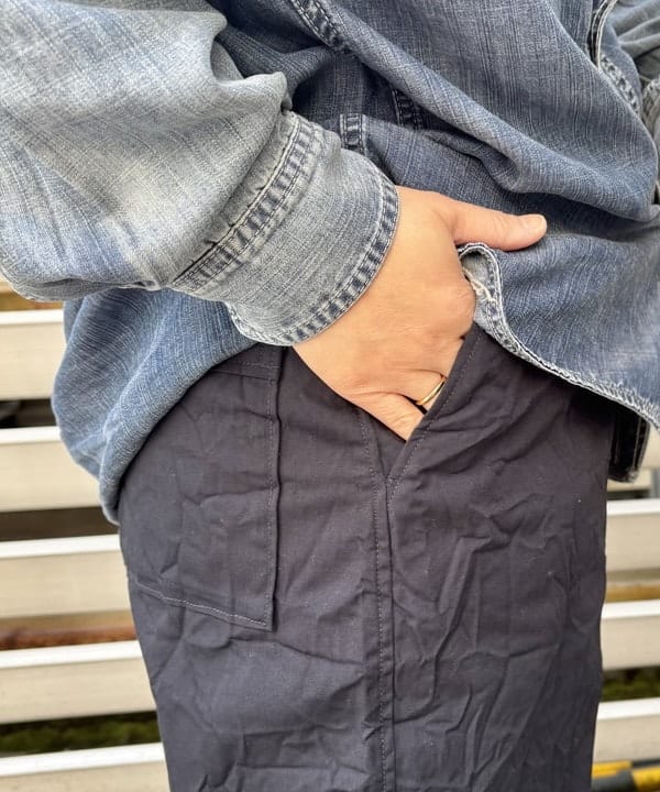 つぼさんの「BEAMS WOMEN｜リンクル パンツ」を使ったコーディネート