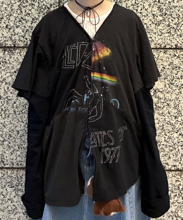 森本 理絵さんの「BEAMS WOMEN｜LEVI&rsquo;S(R) / GODET KNEE LENGTH SKIRT」を使ったコーディネート