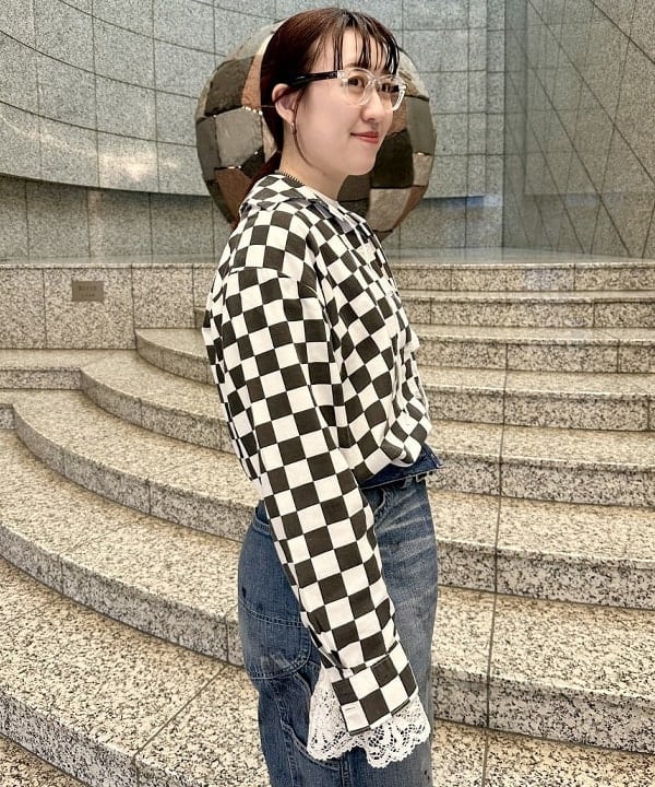 イシイ サオリさんの「BEAMS WOMEN｜【別注】Lee &times; maturely / ヴィンテージ ペインター パンツ」を使ったコーディネート