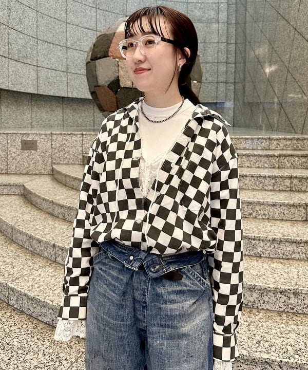 イシイ サオリさんの「BEAMS WOMEN｜【別注】Lee &times; maturely / ヴィンテージ ペインター パンツ」を使ったコーディネート