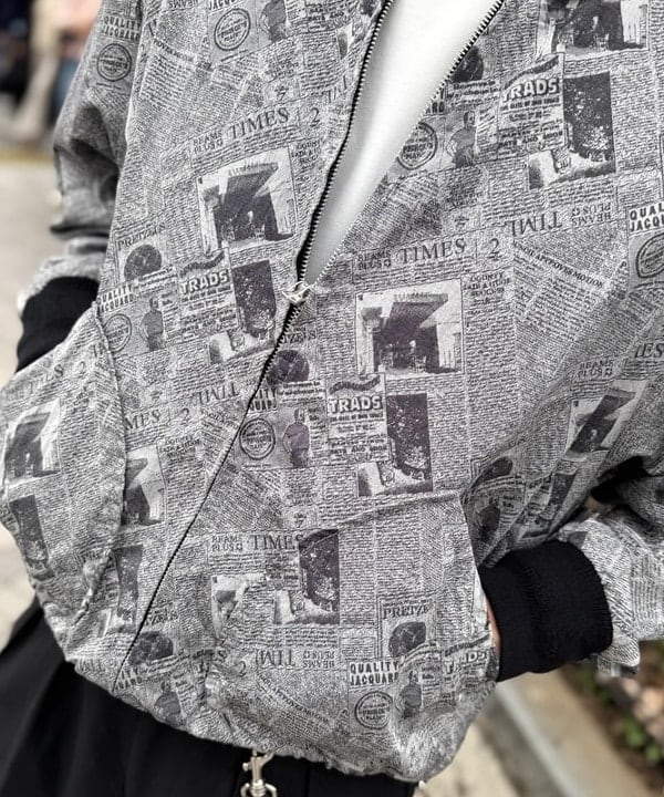 三宅 雄平さんの「BEAMS WOMEN｜Sports Blouson Newspaper Jacquard」を使ったコーディネート