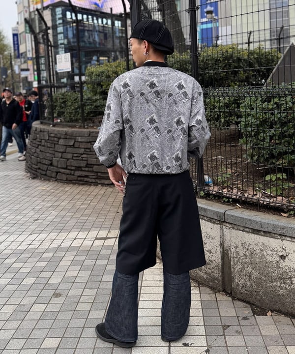 三宅 雄平さんの「BEAMS WOMEN｜Sports Blouson Newspaper Jacquard」を使ったコーディネート