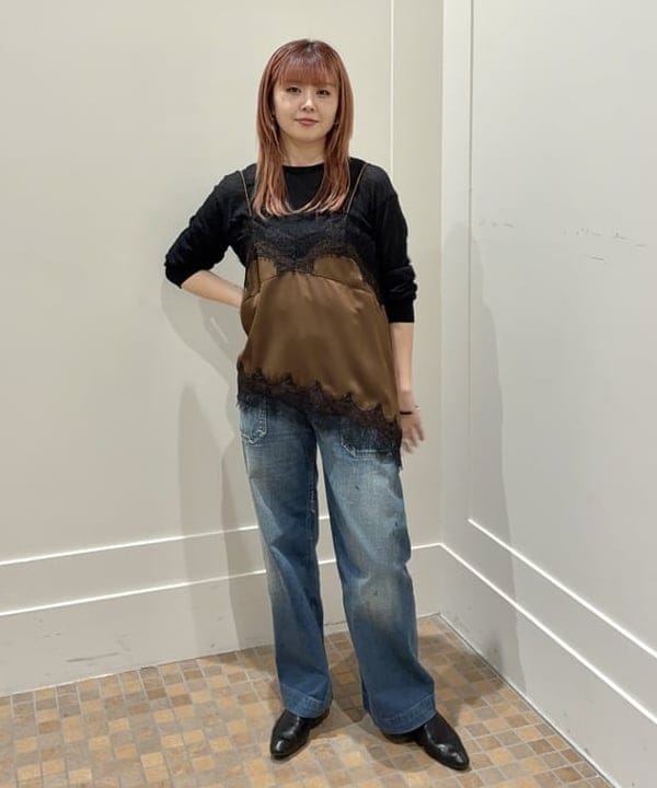 篠崎 香月さんの「BEAMS WOMEN｜オックス 比翼 ミニジレ」を使ったコーディネート