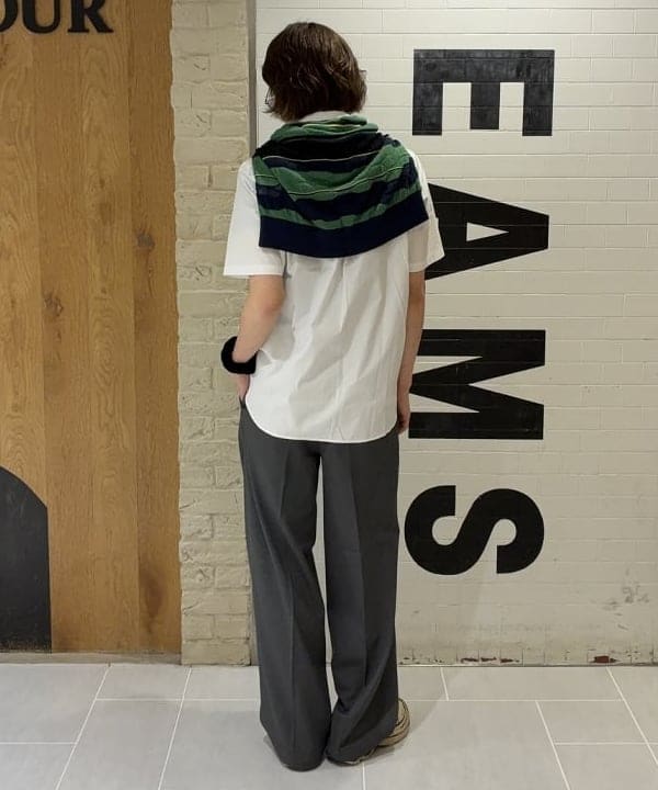 マツミヤさんの「BEAMS WOMEN｜【別注】FRED PERRY / Broad Short Sleeve Shirts」を使ったコーディネート