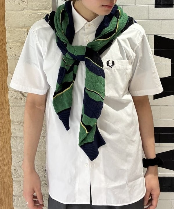 マツミヤさんの「BEAMS WOMEN｜【別注】FRED PERRY / Broad Short Sleeve Shirts」を使ったコーディネート