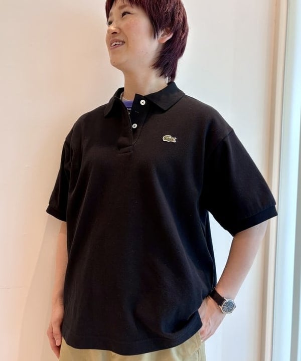 木村 梨香さんの「BEAMS WOMEN｜【別注】LACOSTE / ポロシャツ」を使ったコーディネート