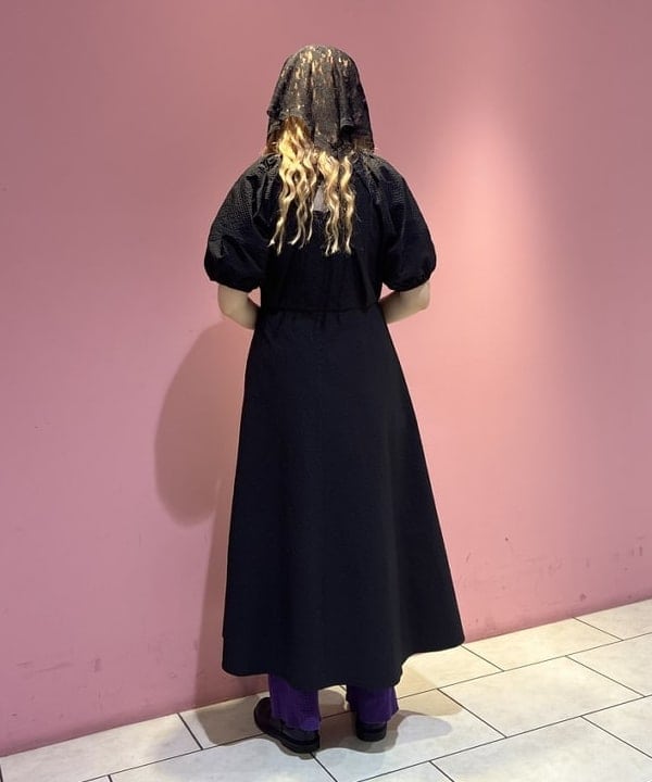 マツモト アカネさんの「BEAMS WOMEN｜サッカー ランタンスリーブ ワンピース」を使ったコーディネート