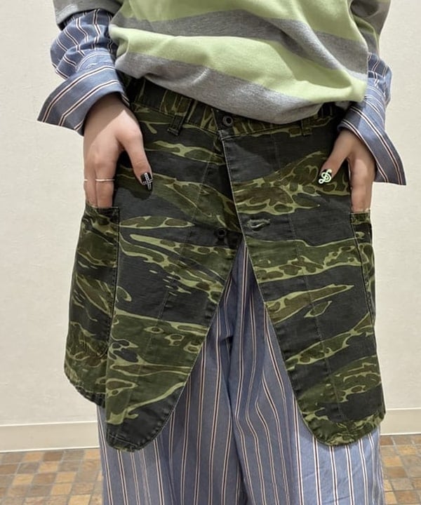 須賀さんの「BEAMS WOMEN｜【別注】LACOSTE / ボーダー Tシャツ」を使ったコーディネート