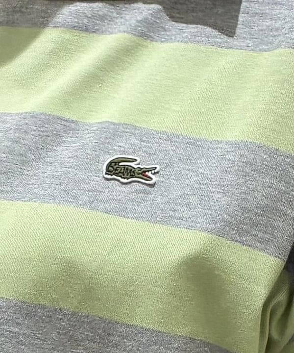須賀さんの「BEAMS WOMEN｜【別注】LACOSTE / ボーダー Tシャツ」を使ったコーディネート