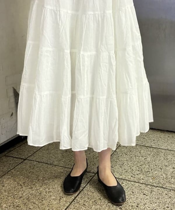 野村 美紅さんの「BEAMS WOMEN｜【別注】MARIHA / ミューズのワンピース ショート ソリッド」を使ったコーディネート