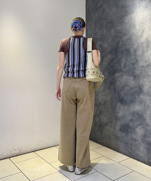 reinaさんの「BEAMS WOMEN｜【別注】PICCADILLY / リブ Tシャツ」を使ったコーディネート