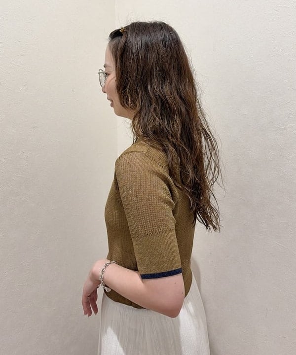 reiさんの「BEAMS WOMEN｜【別注】FRED PERRY / リブ ニット シャツ」を使ったコーディネート