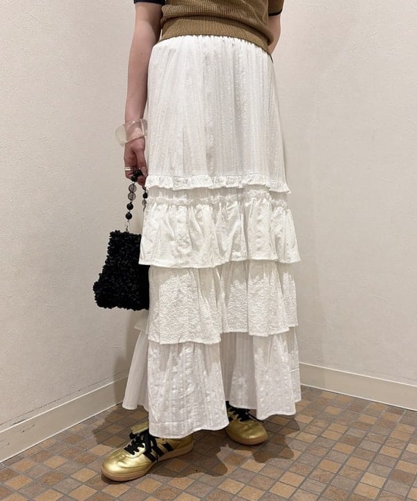 reiさんの「BEAMS WOMEN｜【別注】FRED PERRY / リブ ニット シャツ」を使ったコーディネート