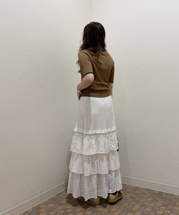 reiさんの「BEAMS WOMEN｜【別注】FRED PERRY / リブ ニット シャツ」を使ったコーディネート