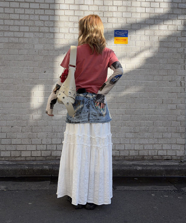 まゆちゃんさんの「BEAMS WOMEN｜スタッズ ベルト バッグ」を使ったコーディネート