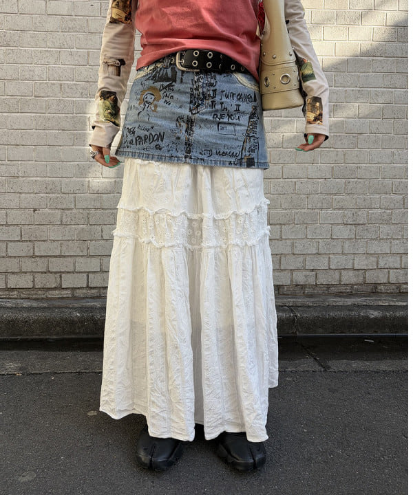 まゆちゃんさんの「BEAMS WOMEN｜スタッズ ベルト バッグ」を使ったコーディネート