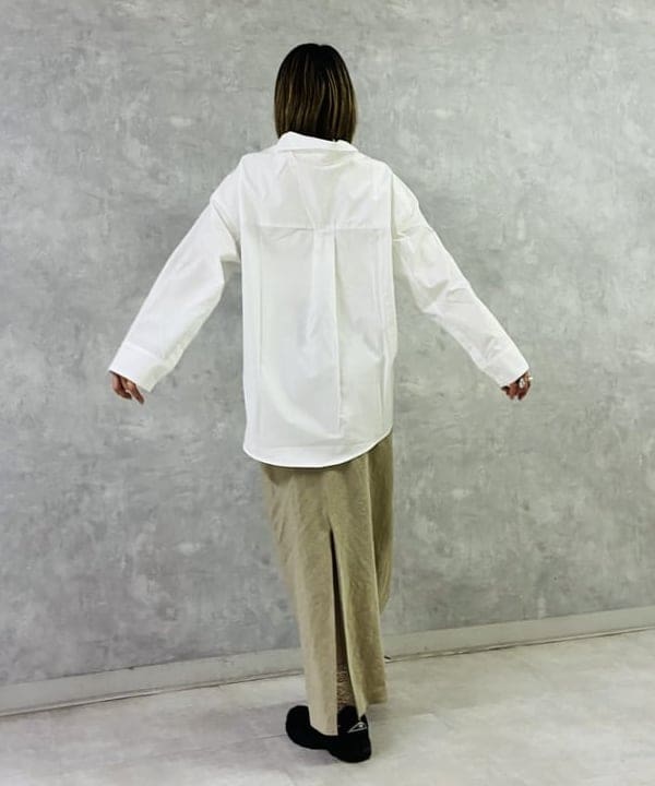 岩沢 珠代さんの「BEAMS WOMEN｜コットンラミー バイアス スカート」を使ったコーディネート