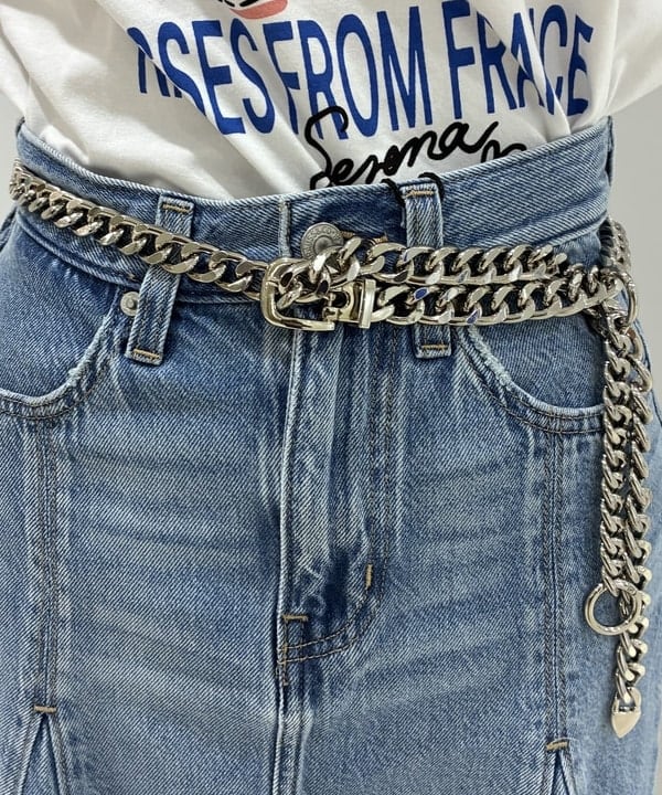 みゆうさんの「BEAMS WOMEN｜LEVI&rsquo;S(R) / GODET KNEE LENGTH SKIRT」を使ったコーディネート