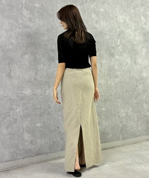 茂野 真楓さんの「BEAMS WOMEN｜コットンラミー バイアス スカート」を使ったコーディネート
