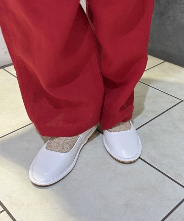 モモさんの「BEAMS WOMEN｜ワイド ボーダー ショートスリーブ」を使ったコーディネート