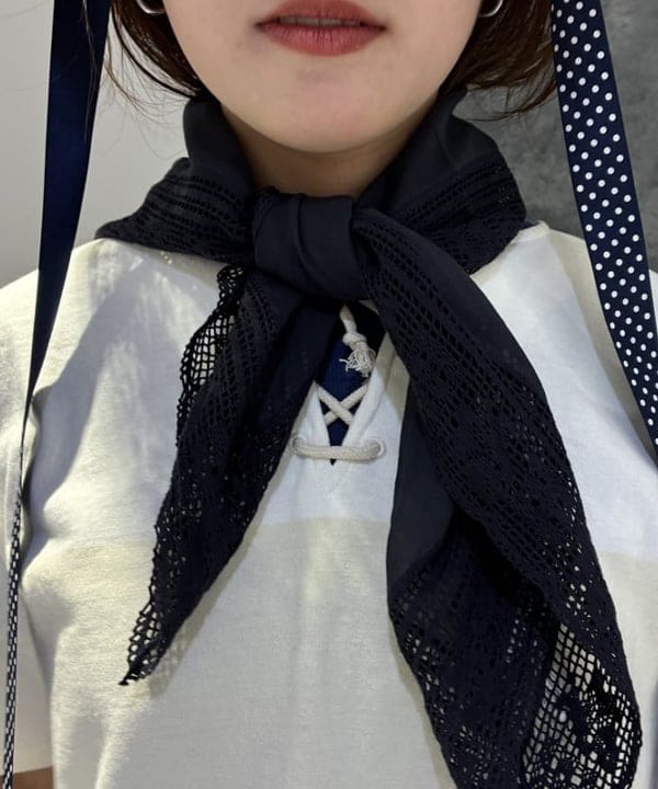 モモさんの「BEAMS WOMEN｜ワイド ボーダー ショートスリーブ」を使ったコーディネート