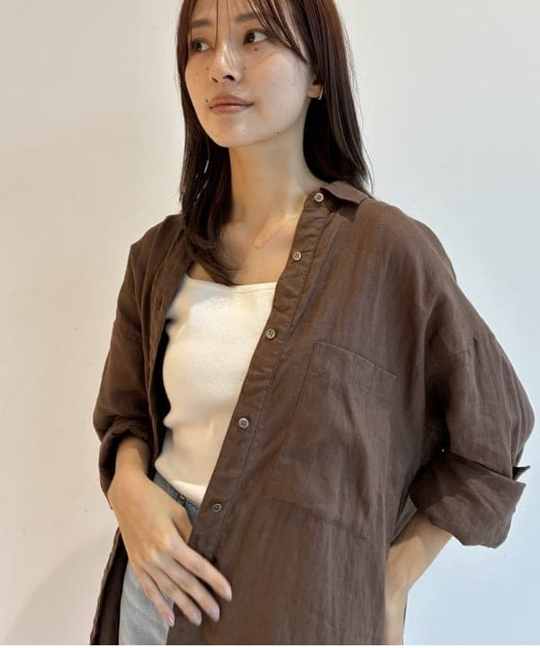 茂野 真楓さんの「BEAMS WOMEN｜ビーチサイド シャツ .M」を使ったコーディネート