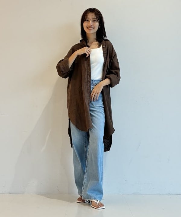 茂野 真楓さんの「BEAMS WOMEN｜ビーチサイド シャツ .M」を使ったコーディネート