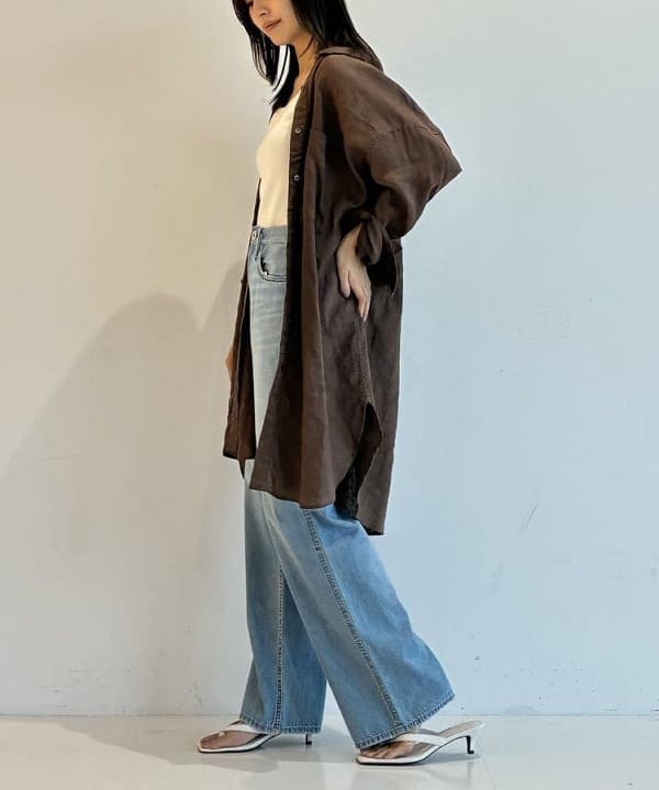 茂野 真楓さんの「BEAMS WOMEN｜ビーチサイド シャツ .M」を使ったコーディネート